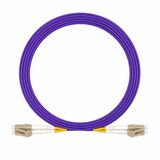 Elfcam® Multimode Duplex LC/UPC naar LC/UPC OM4 glasvezelkabel, 50/125um LSZH glasvezeljumper (40M)