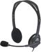 Logitech H110 hoofdtelefoon, bekabeld, stereo-hoofdtelefoon met microfoon, anti-parasiet-microfoon, dubbele 3,5 mm jackstekker, PC/Mac/draagbaar, zwart