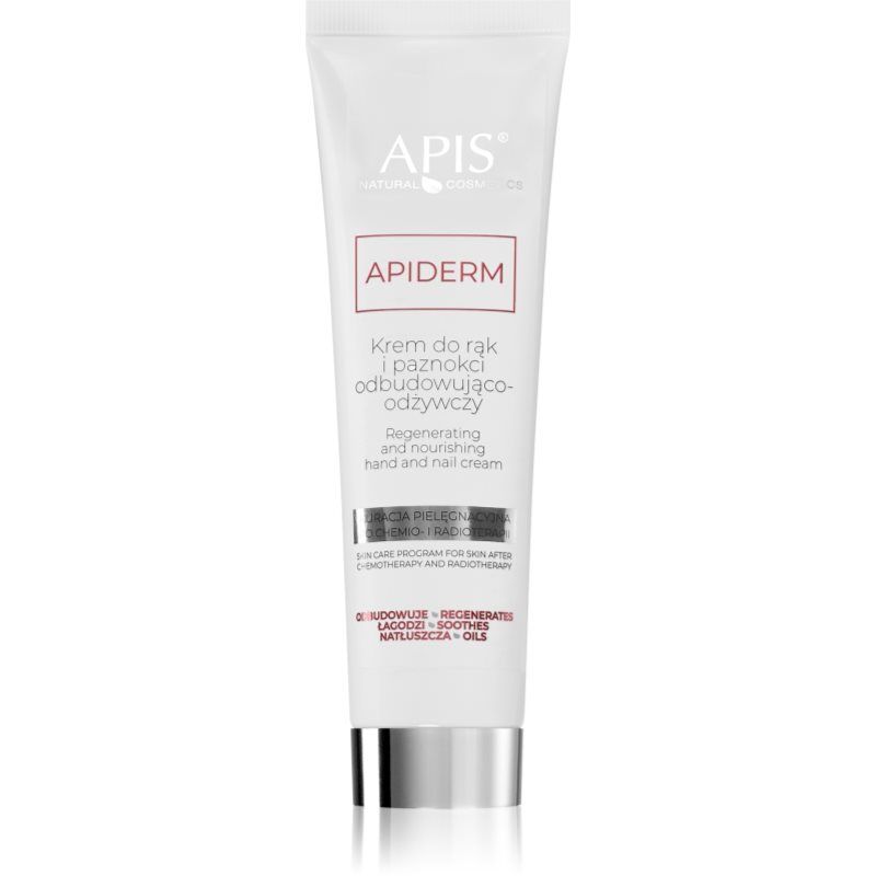 Apis Natural Cosmetics APIS APIDERM Krem Odbudowująco-Odżywczy do Rąk i Paznokci 100ml