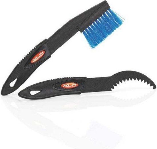 XLC TO-S55 Reinigingsset - Cassette Schraper - Borstel - 2 Delig - Zwart/Blauw