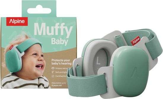 Alpine Hearing Protection Alpine Muffy Baby Comfort (0-48 Maanden) - Groen