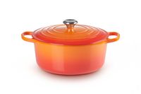 Le Creuset Cocotte Signature - 28cm - 6.7L - Orange/Rouge - Fonte
