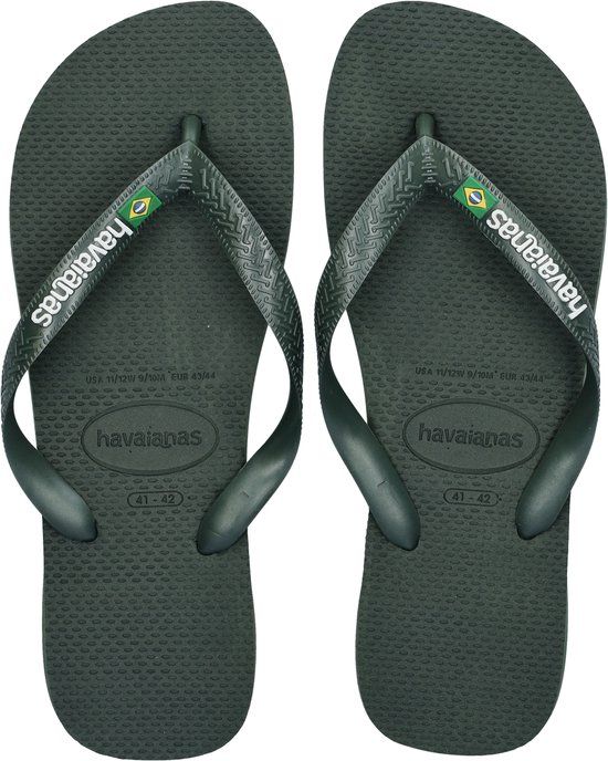 Havaianas Brasil logo Slippers - Groen