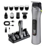 Carehabi 5-in-1 trimmer voor heren, elektrische scheerapparaat, baardtrimmer, haartrimmer, neussnijder, IPX7 waterdichte multigroom-kit voor hoofd, gezicht, baard, lichaamshaar, cadeaus voor mannen