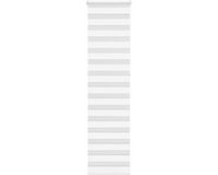 vidaXL Zebra rolgordijn 55x230 cm stofbreedte 50,9 cm polyester wit