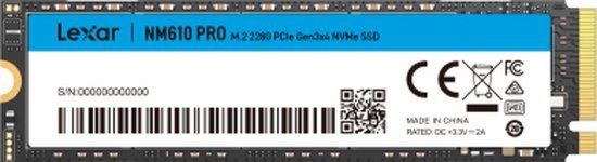 Lexar NM610PRO 1 TB M.2 PCI Express 3.0 NVMe