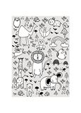 Scribble Komar Scribble Park Pur Boutique Poster (zonder lijst) 50 x 70 cm