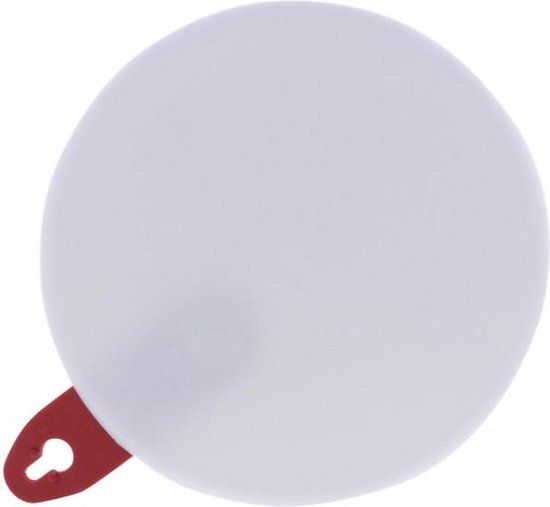 ETM Plafondplaat - wit - Ø 12.5 cm - Kunststof