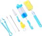 Shenzhen Haorui Industrial Technology Co., Ltd. Brosse de nettoyage pour biberon bleu - Kit de nettoyage complet - Nettoyeur de bouteille d'eau anti-rayures - Pour biberon, tube, pailles