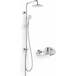 Duravit Pack mitigeur bain douche mécanique Duravit Wave + colonne Duravit Shower System Reno
