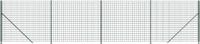 vidaXL Draadgaashek met flens 1,4x10 m groen