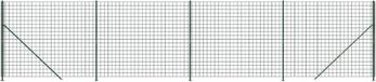 vidaXL Draadgaashek met flens 1,4x10 m groen