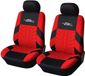 Unyqoos® Housse de siège avant universelle avec profil de bande - Rouge