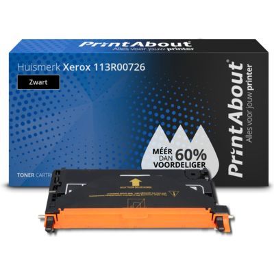 PrintAbout Compatible Toner for Xerox 113R00726 - Black - 9000 Pages