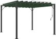 vidaXL Gazebo met louvredak 3 x 3 x 2,14 m Groen