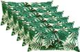 vidaXL - Kussen - 6 stuks - HEERLEN - Bladpatroon - 40 x 70 cm - Polyester