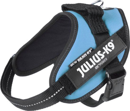 JULIUS K9 IDC Powertuig/Harnas - Mini/49-67cm - S - Aquamarine