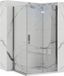 REA Molier Cabine de douche Chrome Rectangulaire 100x80x190cm