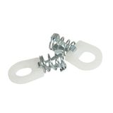 Camco 09203 Camloc plastic sluiting - 2 stuks, wit