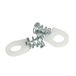 Camco 09203 Camloc plastic sluiting - 2 stuks, wit