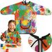 Kruzzel Knutsel schort/verfschort voor kinderen - met zak - 4-6 jaar - multi kleuren - waterdicht