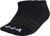 adidas Thin & Light Essentials Low Cut 3p Sokken Zwart - Maat 31-33