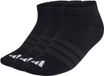 adidas Thin & Light Essentials Low Cut 3p Sokken Zwart - Maat 31-33