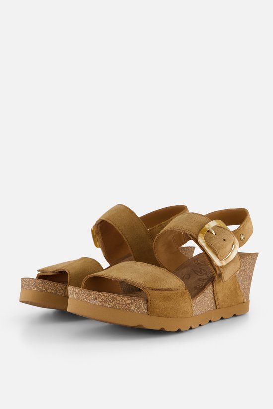 Panama Jack Valle Sandalen bruin Suede - Maat 39