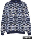 JACK&JONES Joreddie Teddy Crew Neck T25 Heren Sweater - Sky Captain - M