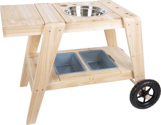 Small Foot - Houten Modderkeuken Compact - Zand- en Watertafel - 1+ jaar