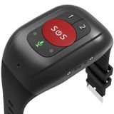 GPS-smartwatch voor senioren, tracker voor senioren, hartslag- en bloeddrukbewaking, historische tracking, waterdicht IP67, valalarm, voor bijzondere behoeften, L