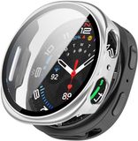 By Qubix Qubix - Hard case - Zilver - Samsung Galaxy Watch 8 - 44mm