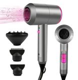 Merkloos Philips Haardroger - Ionische haardroger - 3 temperatuurniveaus - 2 sproeiers - Diffuser en koude luchtknop