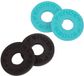 Fender Strap Blocks Zwart / Daphne Blue (4 Stuks) 0990819010