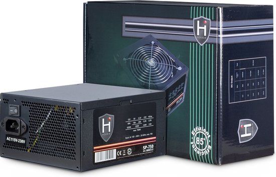Inter-Tech HIPOWER SP-750 - 750W Power Supply - Black