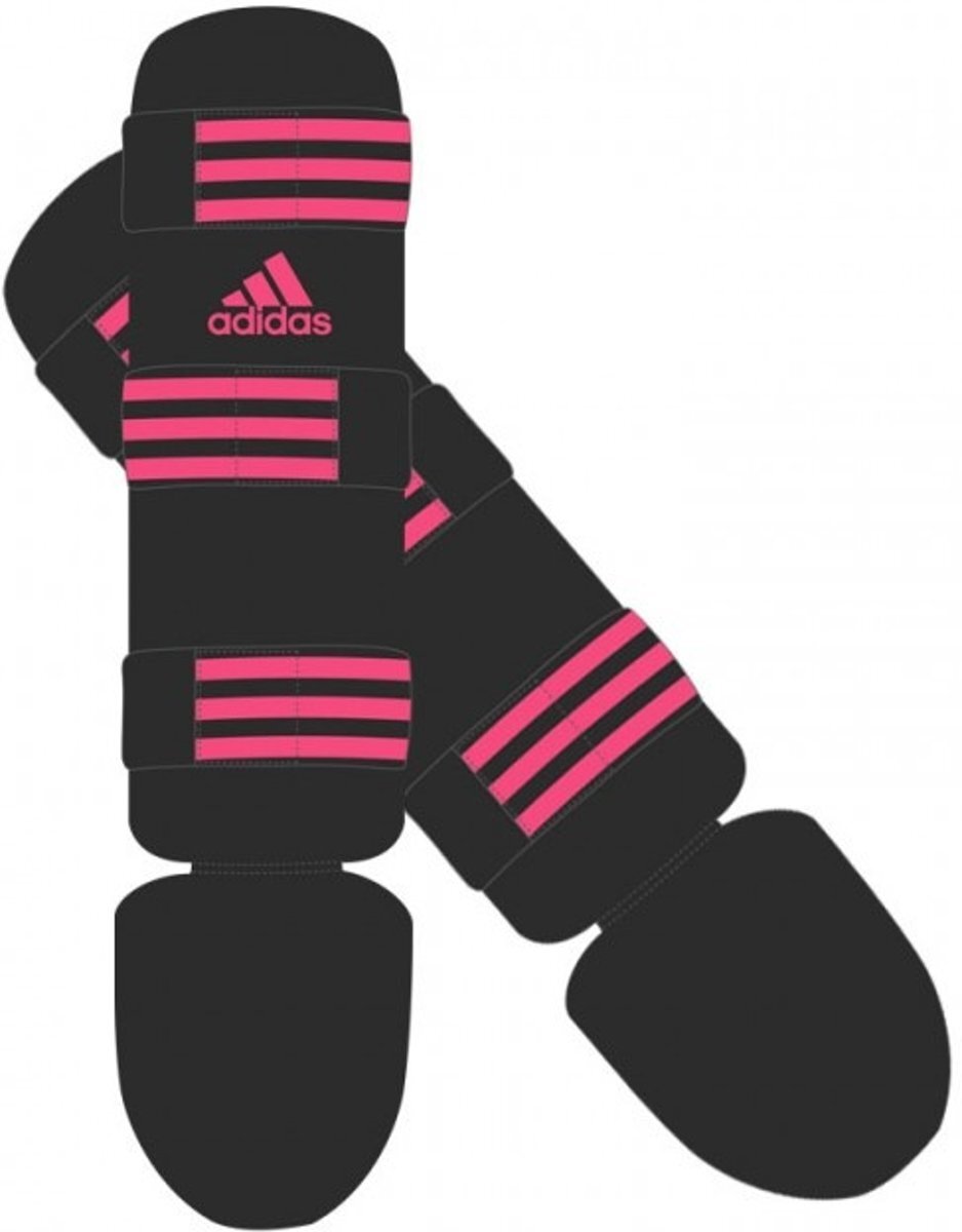 Adidas Scheenbeschermers Good Zwart/Roze Medium