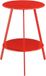 Mica Decorations Seatle Bijzettafel voor Buiten - H58 x Ø46 cm - Metaal - Rood