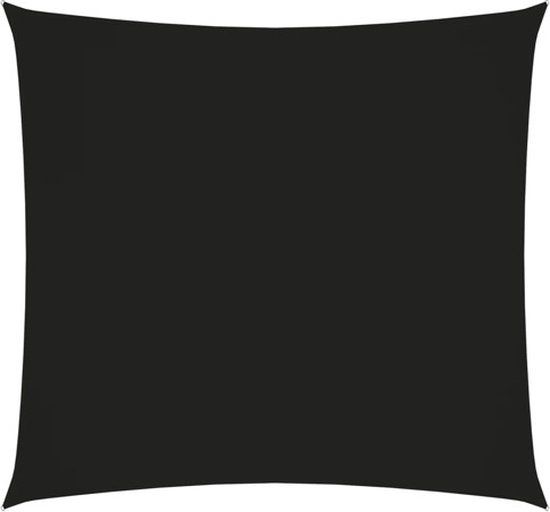 vidaXL Zonnescherm vierkant 5x5 m oxford stof zwart