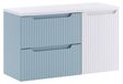 COMAD Meubelsset 100 cm met blad en kast met wasmand