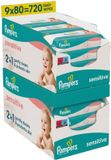 Pampers Sensitive Babydoekjes - 18 x 80 = 1440 billendoekjes - Volume Deal