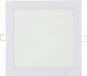 EDM Vierkante LED Spot EDM - 22cm - 20W - 1500lm - 6400K - Wit frame
