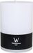 Wiedemann Bougie cylindrique/bougie pilier - grand modèle - bougie rustique - blanc - 10 x 14 cm - 100 heures de combustion