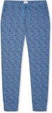 SCHIESSER Pyjamabroek 'Mix & Relax' aqua / smaragd / zwart / wit
