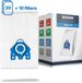 SQOON® Sacs d'aspirateur de qualité adaptés pour Miele HyClean G/N - Miele 9917730 - o.a. Miele Complete C2, Complete C3, Classic C1, S8, S5, S2 Series