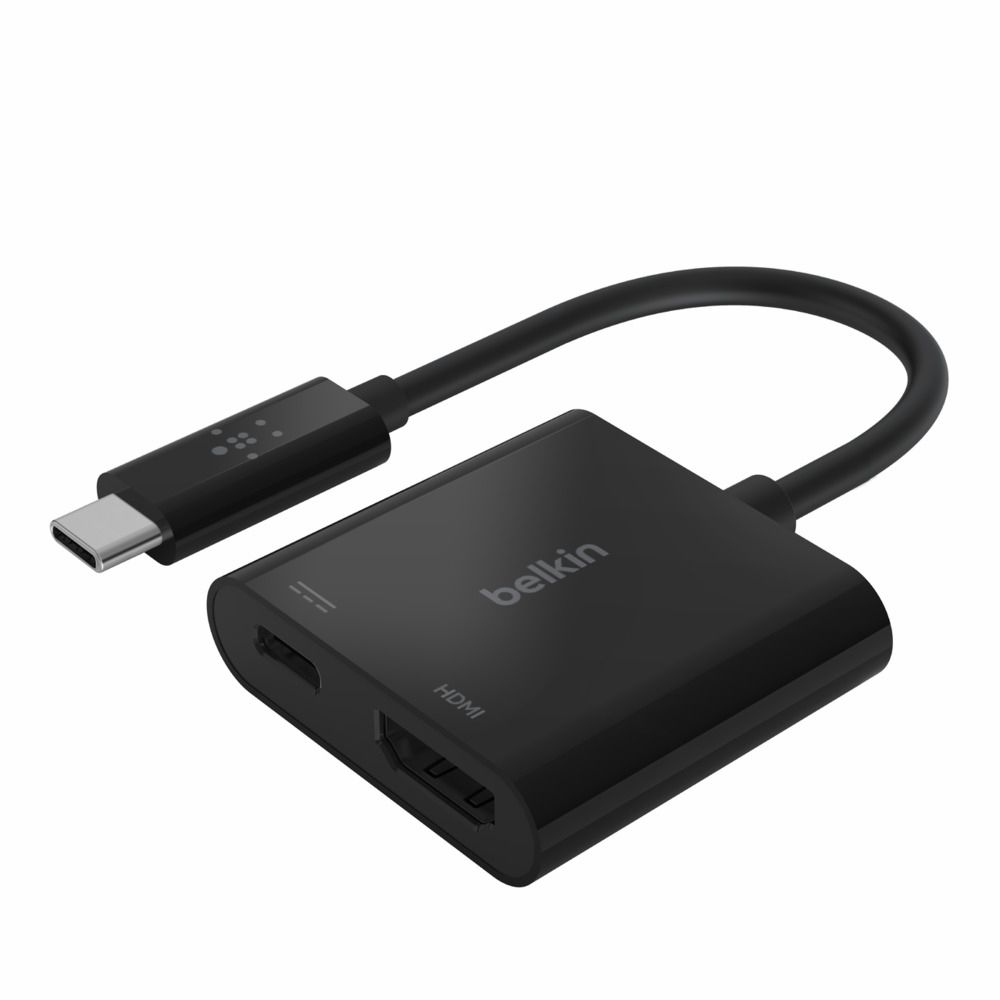 Belkin USB-C naar HDMI Adapter met Opladen - Zwart