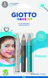 GIOTTO F473800 Make-upstift, unisex kinderen, wit, zilver, lichtblauw, 0