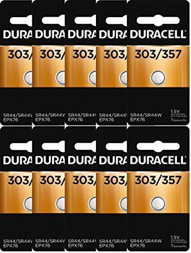 Duracell 10 357 303 A76 PX76 SR44W/SW LR44 AG13 Zilver Oxide Batterij/Accu