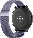 Strap-it Milanees bandje 20mm - Lichtpaars - Geschikt voor Active, Active2, Galaxy Watch, Venu, SQ, Amazfit GTS & Bip