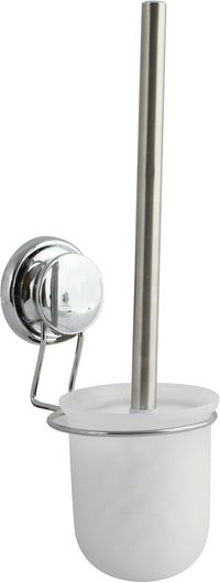 MSV Brosse de toilette avec support – Brosse de toilette avec porte-brosse de toilette au design classique – Porte-brosse de toilette facile à nettoyer