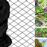 Filet anti-oiseaux en nylon pour plantes fruitières 15m x 15m noir